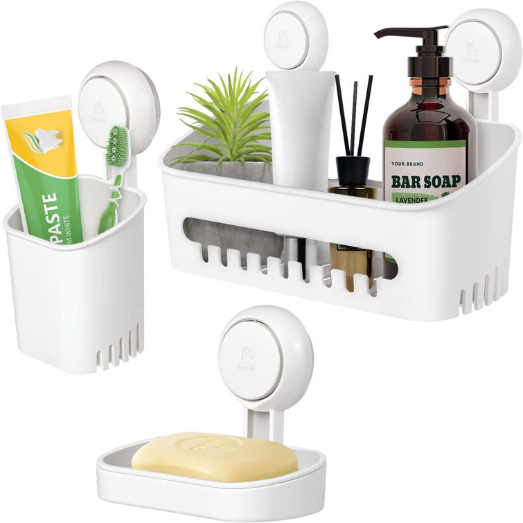 Rebrilliant Laleta Suction Shower Shelf Wayfair